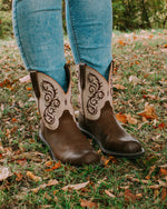 Ariat Ladies' Fatbaby Heritage Lilah Low Calf Cowboy Boot