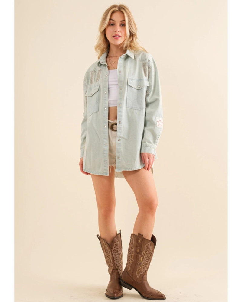 Rhinestone Denim Jackets