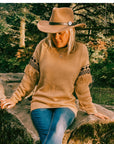 Aztec Detail Fringe Jumper