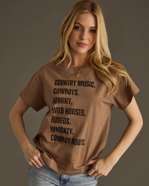 Country Music T-Shirt, Western Tee