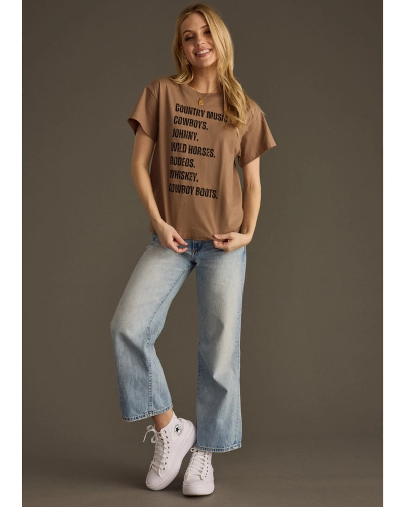 Country Music, Cowboys, Johnny Cash and Whisky T-Shirt