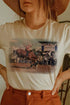 The Bull Rider graphic t-shirt, front view