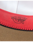 Charlie 1 Horse pecan cowgirl hat sweatband detail