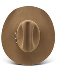 Charlie 1 Horse pecan cowgirl hat, top view