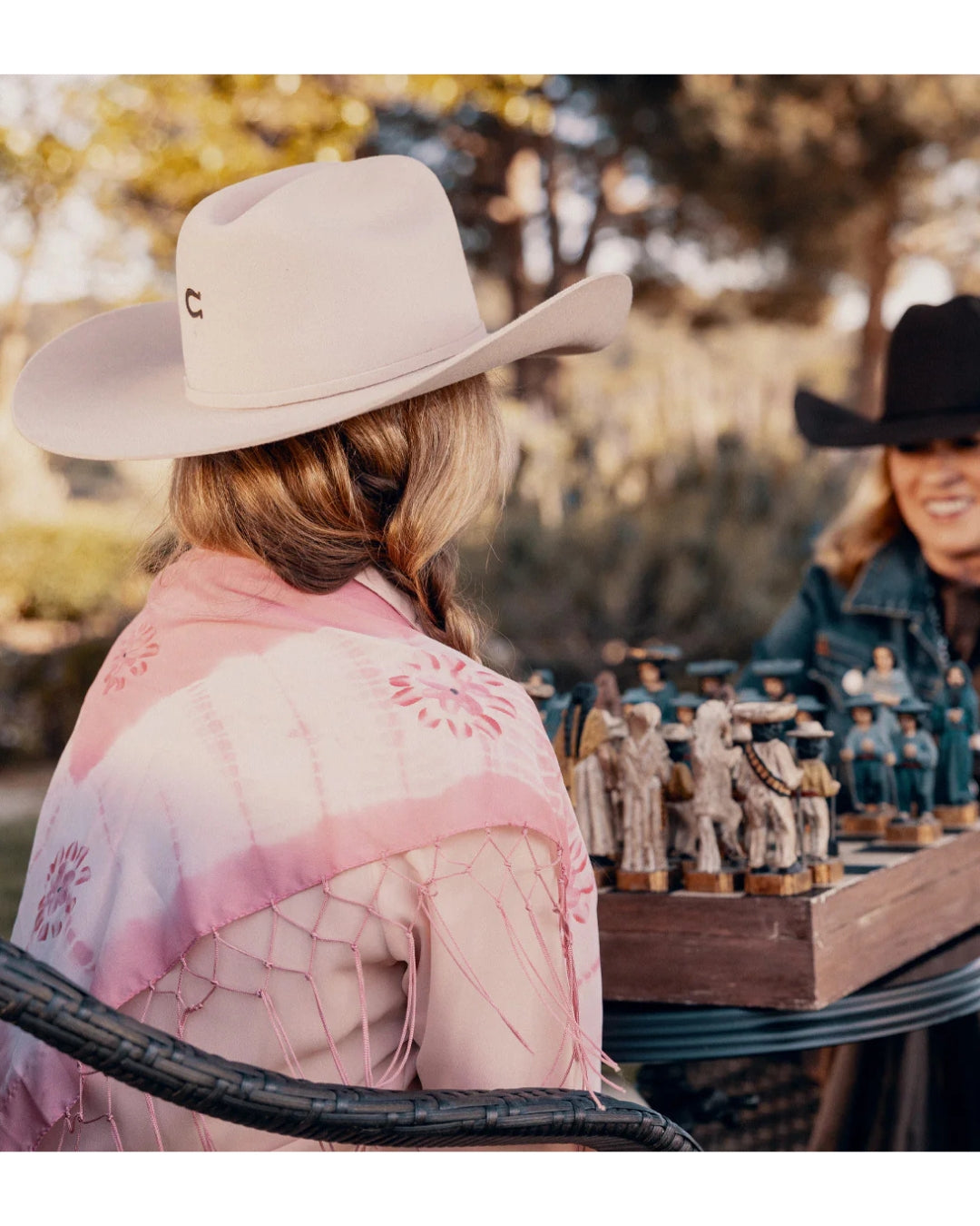 Charlie 1 Horse The Cowgirl Hat in light pink premium wool felt