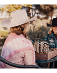 Charlie 1 Horse The Cowgirl Hat in light pink premium wool felt