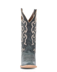 Blue Square Toe Cowboy Boots