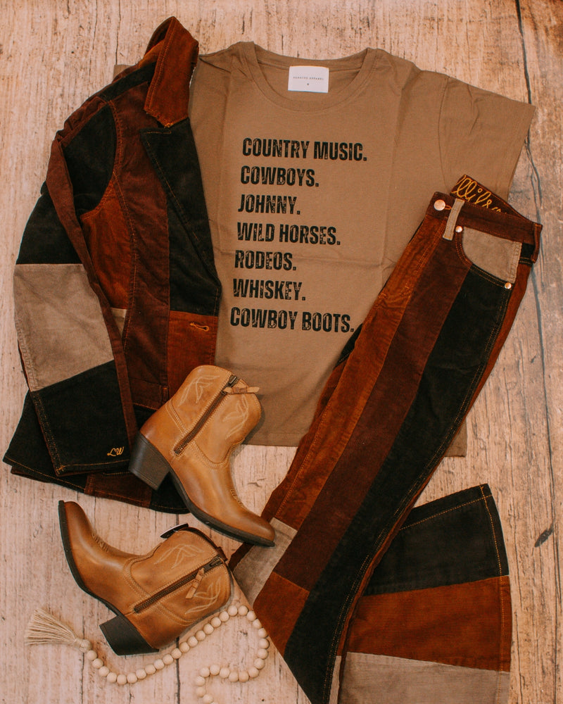 Western List Tee