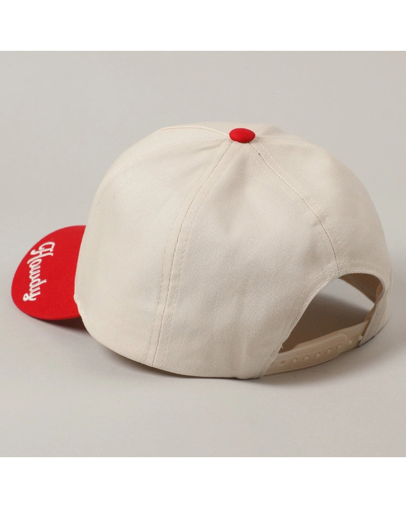 Back view of Howdy Cowboy Two-Toned Cap with two-tone colour and snapback detail