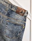 Wild Spirit Horse Print High-Waisted Wide Leg Jeans