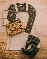 Brown Aztec Crossbody Bag