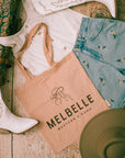 Melbelle Cowgirl Cotton Tote Bag