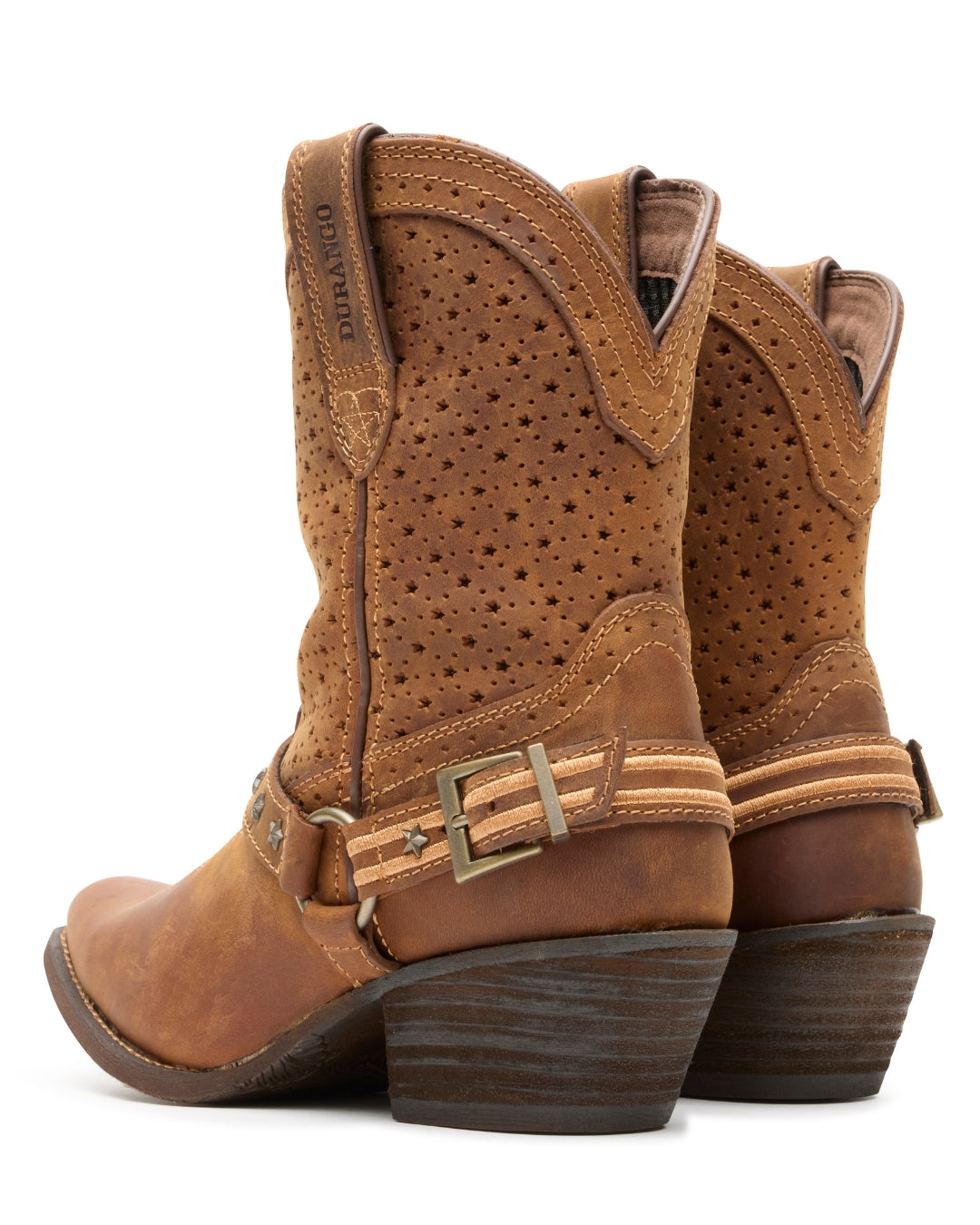 Crush™ by Durango® Women's Brown Ventilated Shortie Cowboy Boot