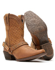 Crush™ by Durango® Women's Brown Ventilated Shortie Cowboy Boot