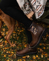 leopard print chelsea boots