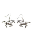 Western Galloping Horse Earrings