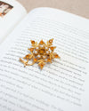 Golden Prairie Bloom Brooch