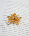 Golden Prairie Bloom Brooch