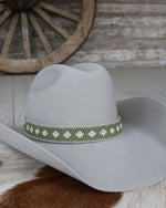 Green Beaded Cowboy Hat Band