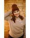 "Howdy" Sweatshirt - Tan