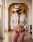 Lainey Wilson Straw Road Runner Cowboy Hat