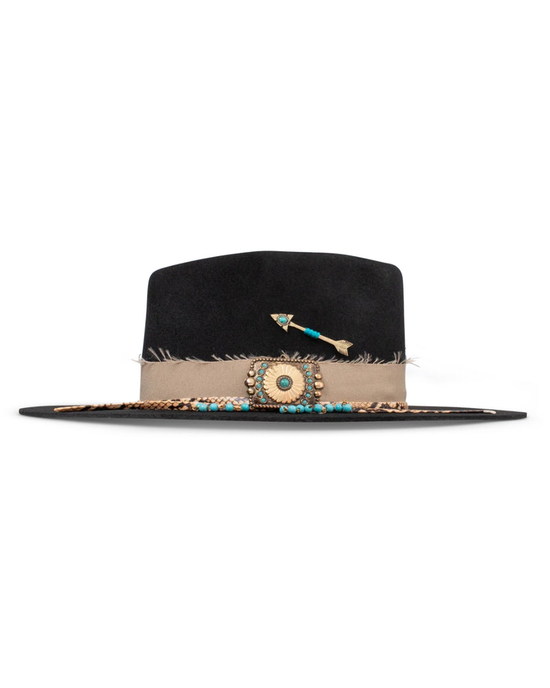 Black Lainey Wilson Lucky Me Wide Brim Hat