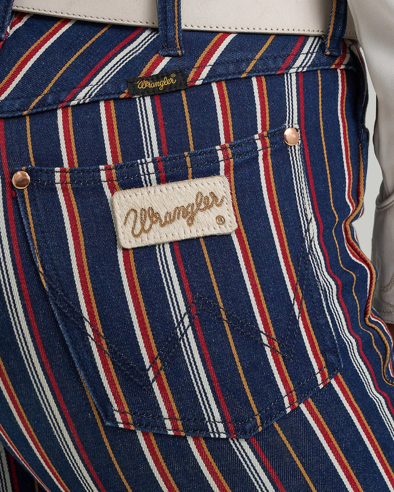 Wrangler x Lainey Wilson Striped Flare Jeans