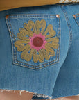Wrangler x Lainey Wilson Embroidered Cowboy Shorts