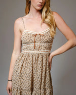Leopard print mini dress