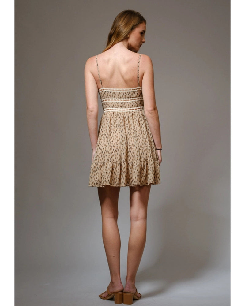 leopard print cami dress