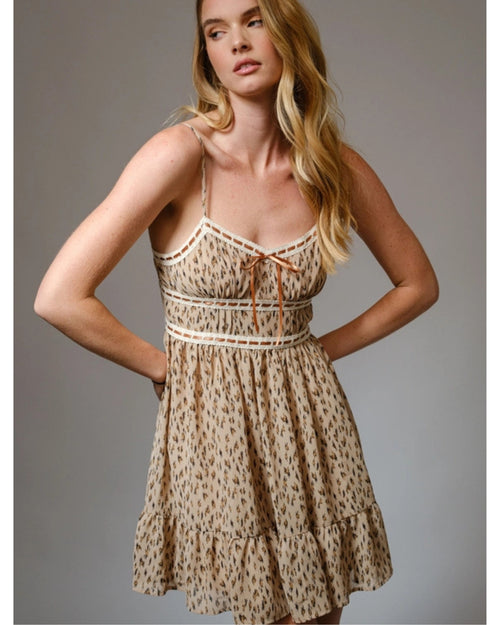 Leopard print dress