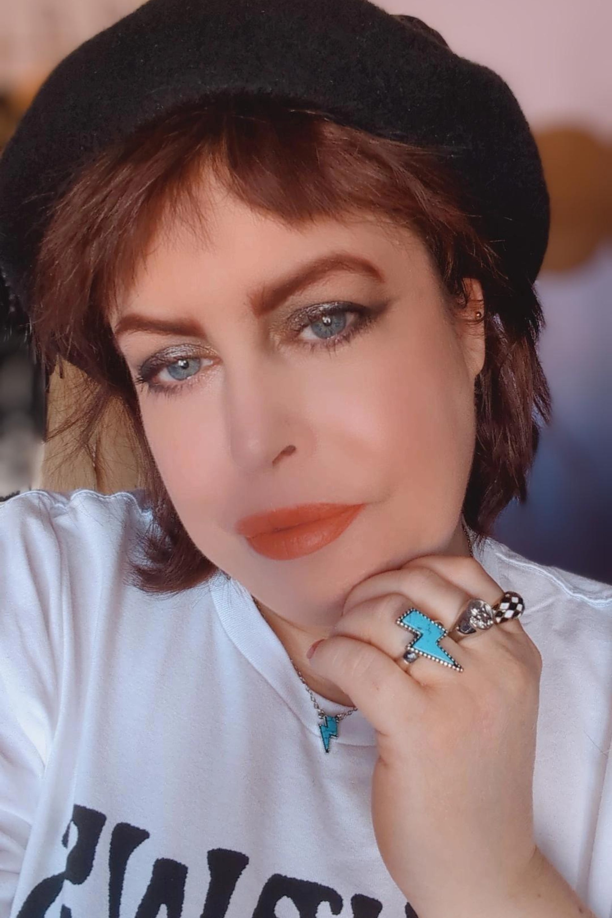 Lightning Bolt Turquoise Necklace