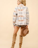 Cream Aztec Fleece 