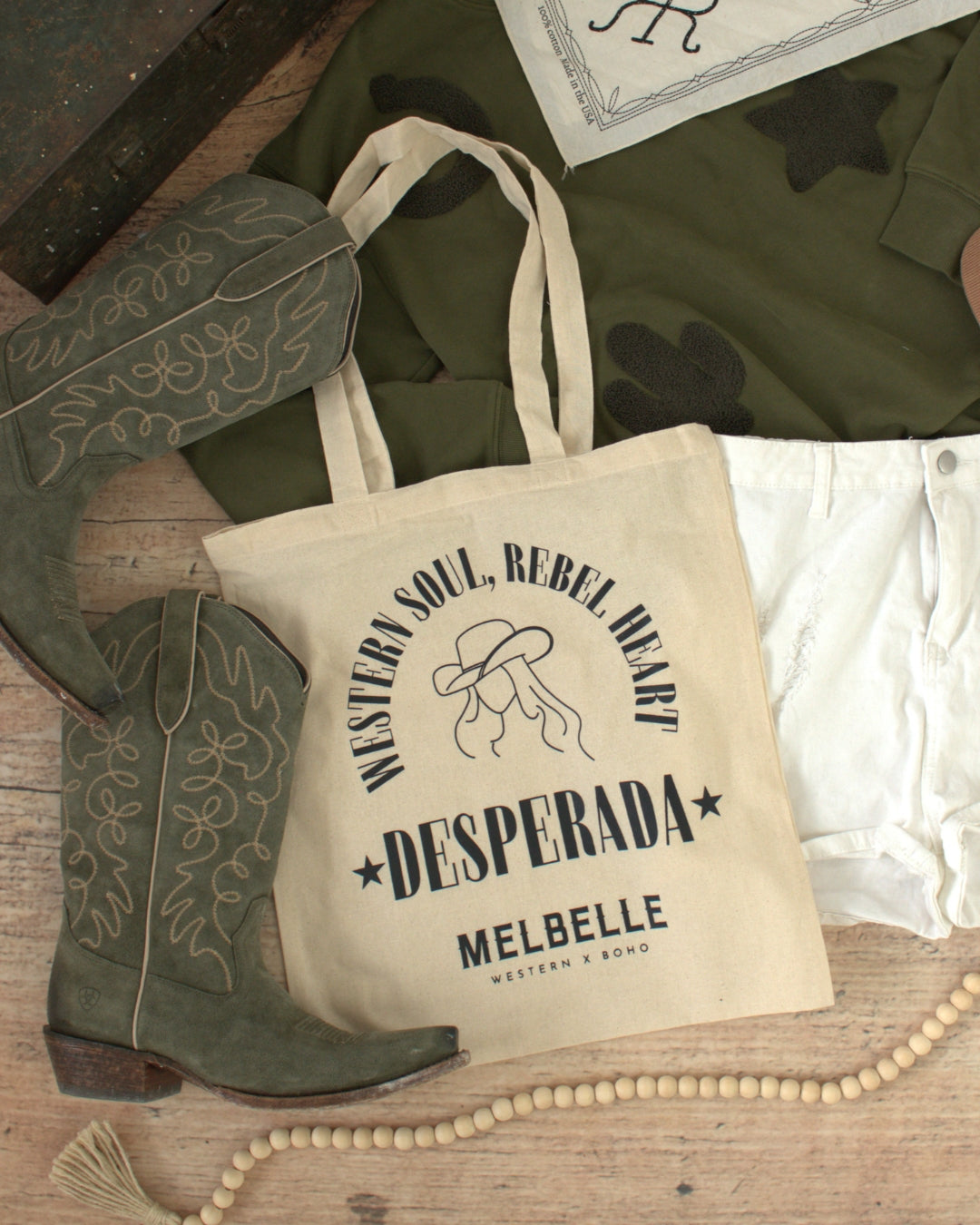Desperada Melbelle Cowgirl Tote Bag