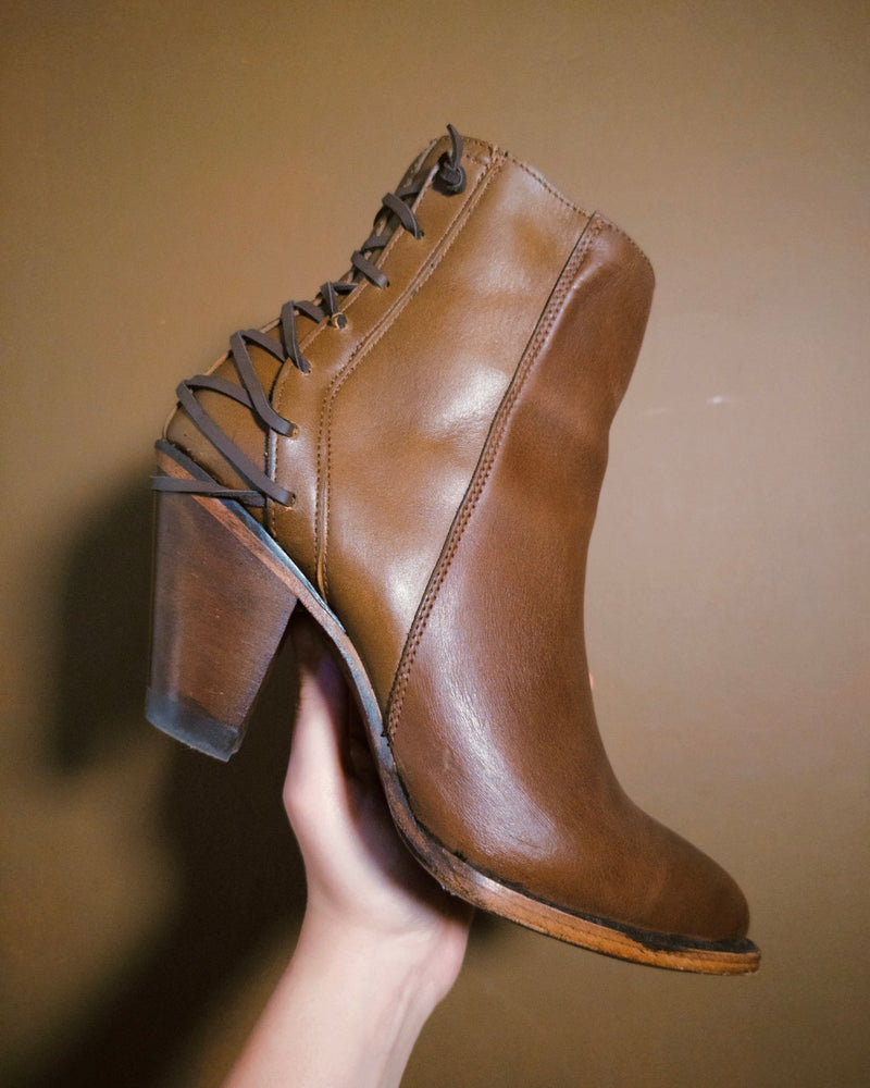 Kacey Western Ankle Boots