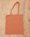 Melbelle Cowgirl Cotton Tote Bag - Orange Pink