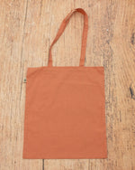 Melbelle Cowgirl Cotton Tote Bag - Orange Pink