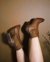 Kacey Western Ankle Boots