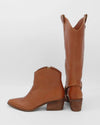 Penelope 2-In-1 Tan Cowboy Boots