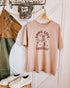 Pink "Long Live Cowgirls" vintage mineral wash graphic t-shirt