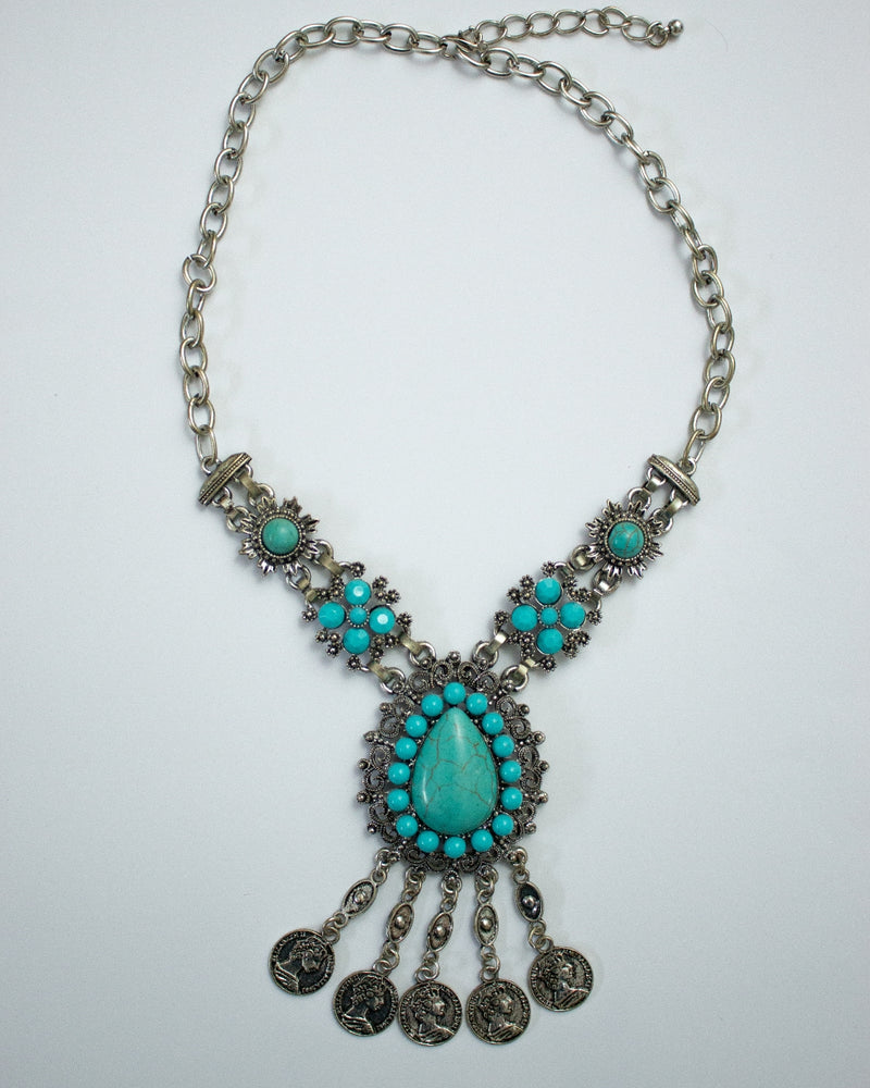 Pre-Loved Turquoise Statement Necklace