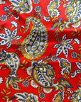 Red and Gold Paisley Wild Rag