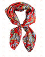 Red and Gold Paisley Wild Rag