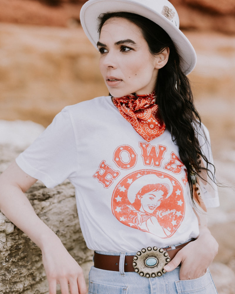 Retro "Howdy" Tee