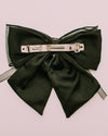 Rhinestone Hair Bow in Black