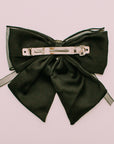 Rhinestone Hair Bow in Black