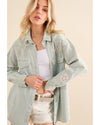 denim shacket women