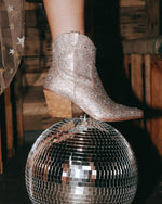 Rhinestone Ankle Cowboy Boots