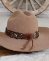 Starling Western Feather Cowboy Hat Band