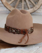 Starling Western Feather Cowboy Hat Band